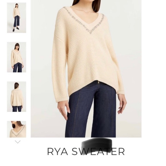 Cinq a sept embellished Sweater - Picture 2 of 3